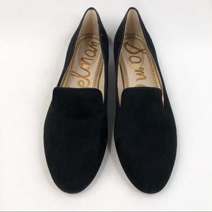 Sam Edelman Black Jordy Suede Loafers